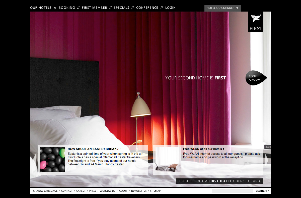 First hotels Main Page